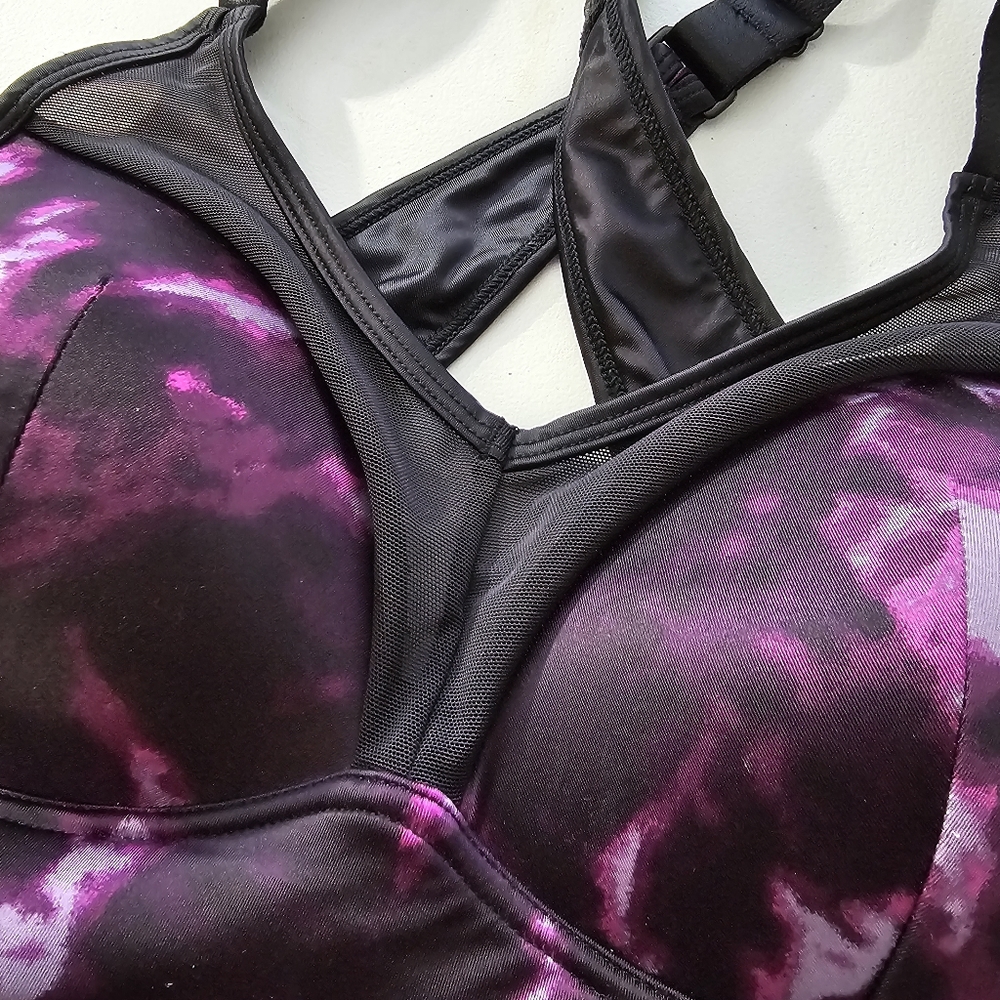 Adore Me Ariza Contour Plus Print Pattern Purple … - image 2